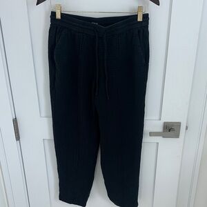 J. Crew Black Gauze Pants